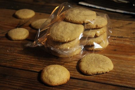 Giant Ginger Cookie on table